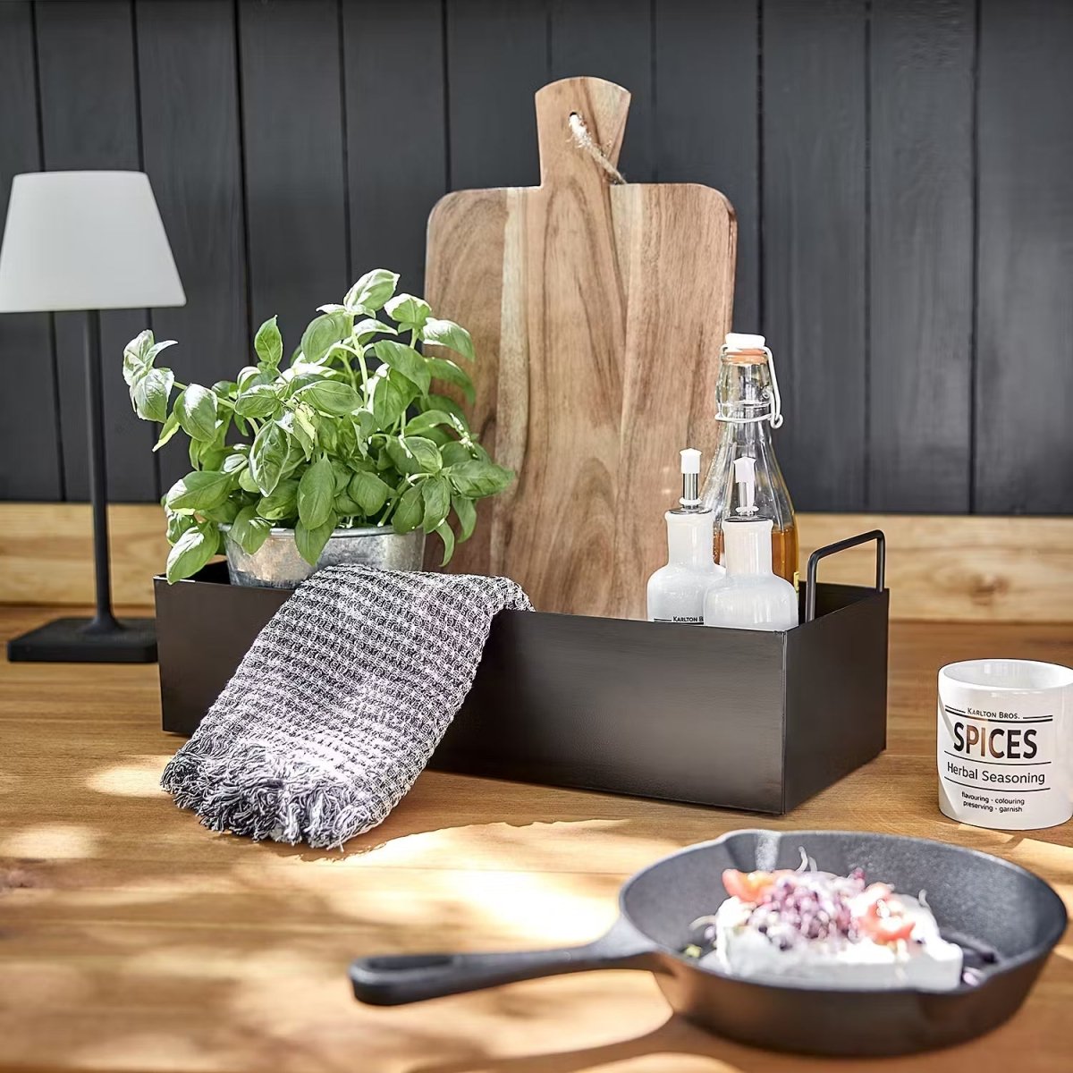 SIDELINE Utensilienbehälter – Stylischer Küchenhelfer aus Metal – Wohnish