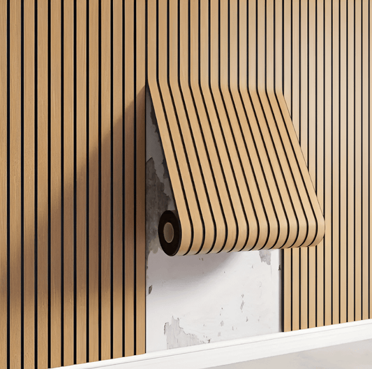 3D Akupanel – Selbstklebende Holzpaneele für stilvolle Wandgestaltung