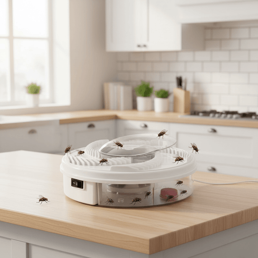 ECO FLY CATCH – Piège à mouches silencieux et sûr pour la maison et le jardin