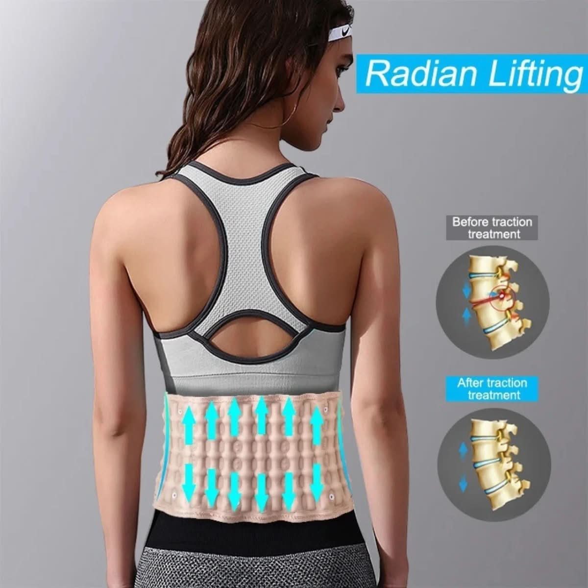 SpineEase – Ayuda de descompresión para alivio sin dolor de la columna vertebral en casa