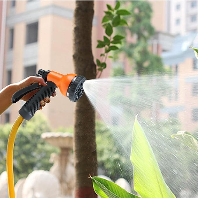 7-Funktions Gartenschlauch-Spritzpistole mit verstellbarem Sprühstrahl – Wohnish