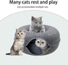 PURRFECT DEN – Lusso tunnel per gatti con cuccia e divertimento di gioco