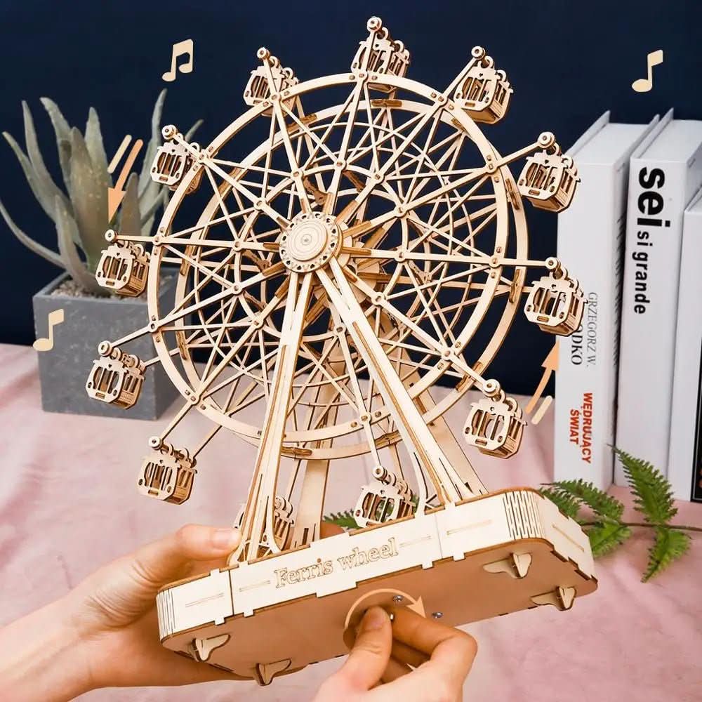 WheelCraft – 3D Holz-Riesenrad zum Selbstbauen für Kinder & Erwachsene