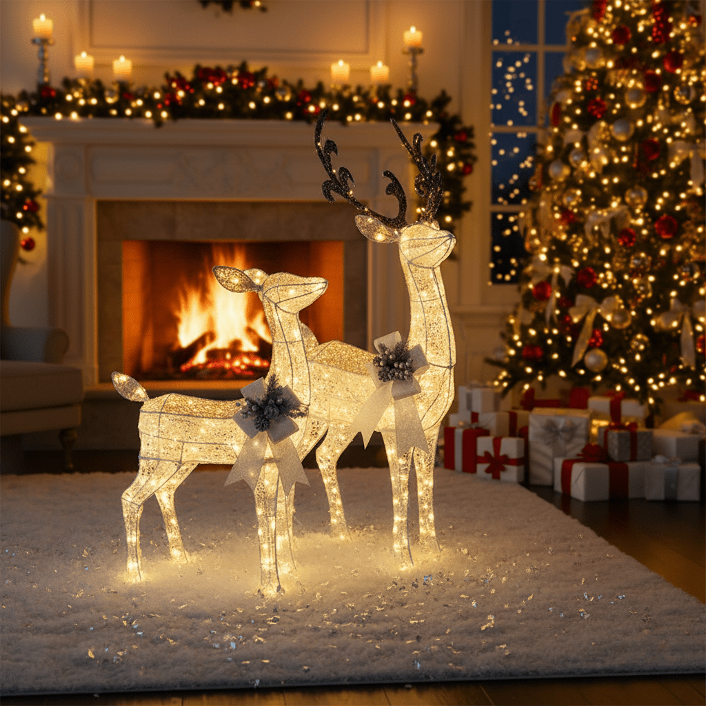 TWINKLEHOOVES – Verspielte Rentier-LED-Lichter mit warmweißer Beleuchtung – Wohnish