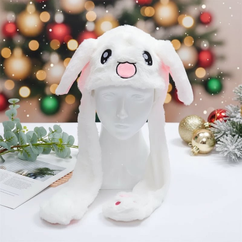 BUNFLIX – Interaktive Hasenmütze mit beweglichen Ohren und weichem Plüschstoff 5