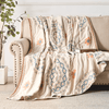 BohoHaven Blanket – Baumwoll-Decke mit Mandala-Muster für drinnen & draußen