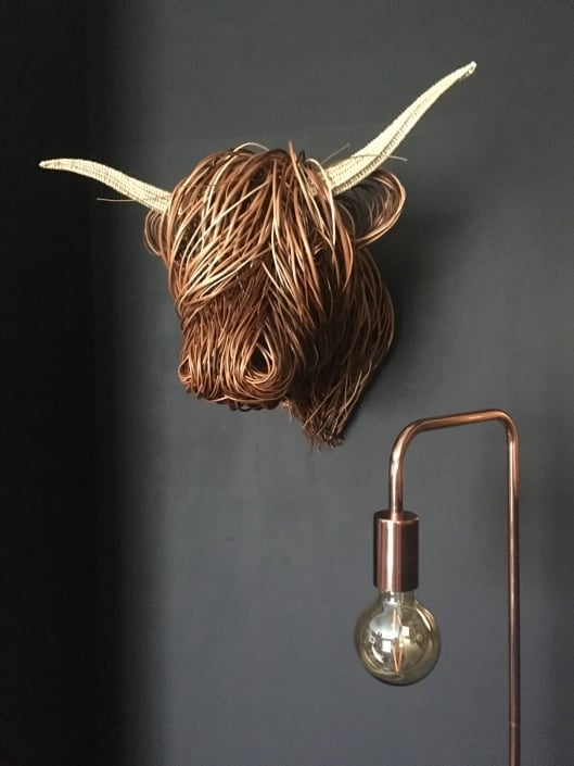 COWCRAFT – Moderne Kuh-Wandskulptur für rustikale Wohndekoration 0