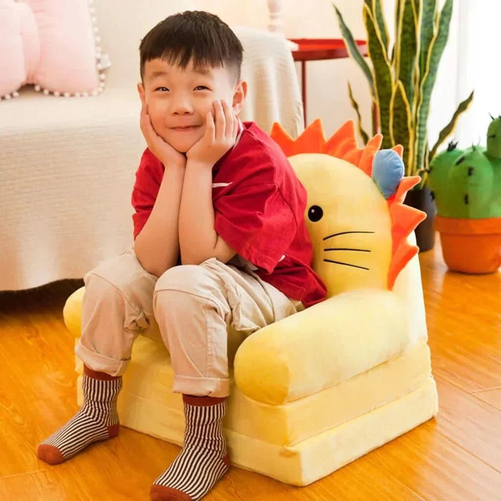 Velvetnest Kids Bench – Faltbare Kinderbank mit weichem Samt & Schaumstoff