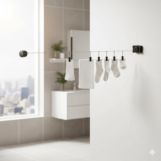 FOLDILINE – Étendoir à linge extensible pour un logement optimisé en espace