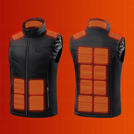HeatShell Vest – Beheizbare Weste mit 13 Heizzonen für kalte Tage