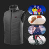 HeatShell Vest – Beheizbare bodywarmer met 13 verwarmingszones voor koude dagen