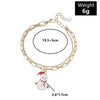 JINGLEGOLD – Verstellbares, vergoldetes, festliches Bettelarmband für weihnachtliche Stimmung 8