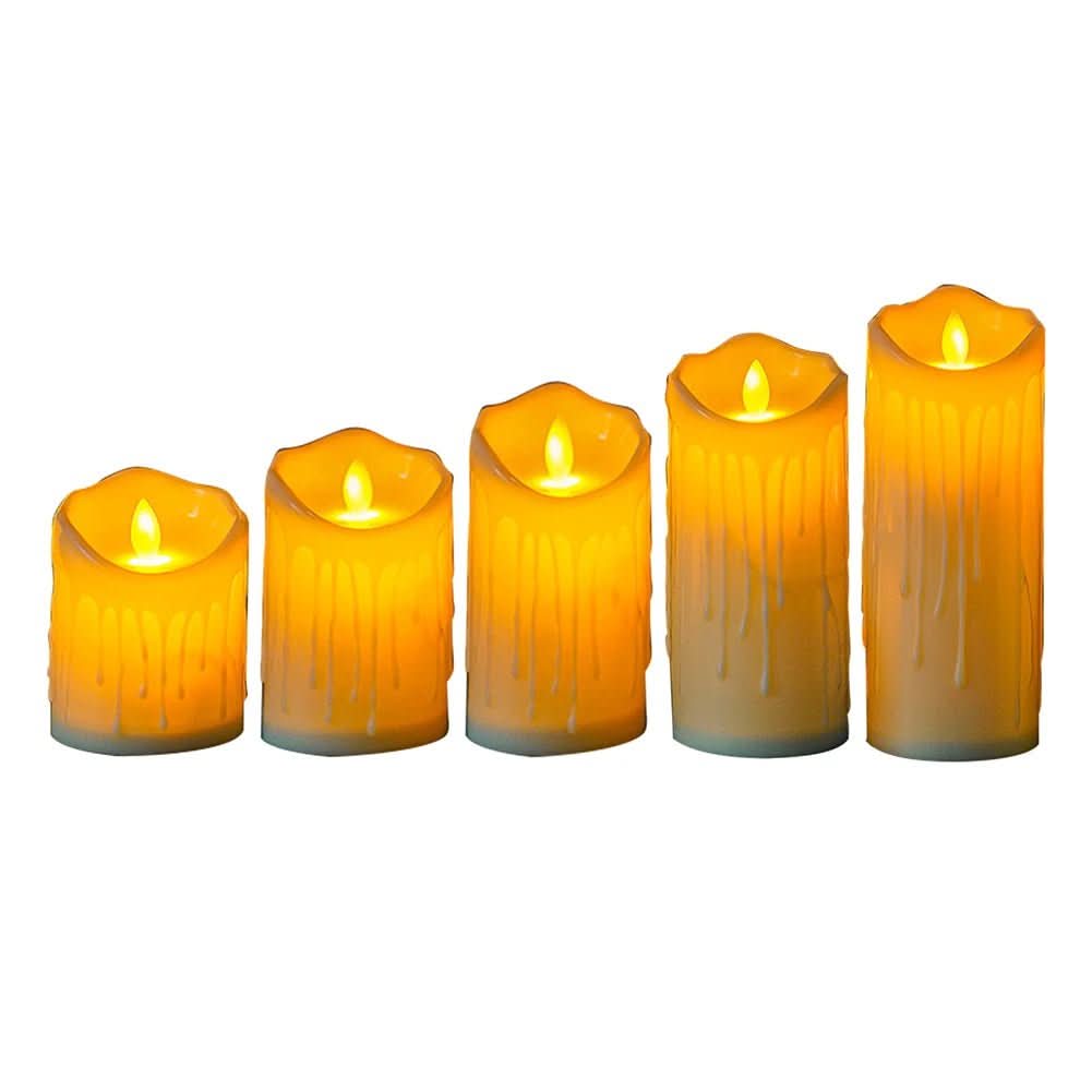 LumiFlame – Leuchtdiode-Kerze mit Flackern in Elfenbein – Wohnish