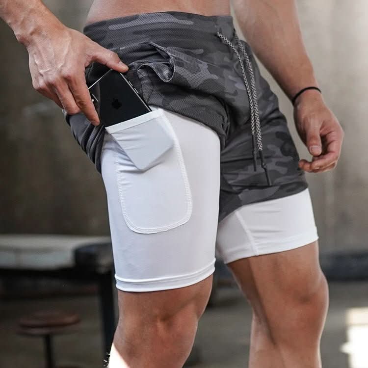 Pantalones cortos Maverick Camo – Pantalones cortos deportivos para hombre con diseño de camuflaje