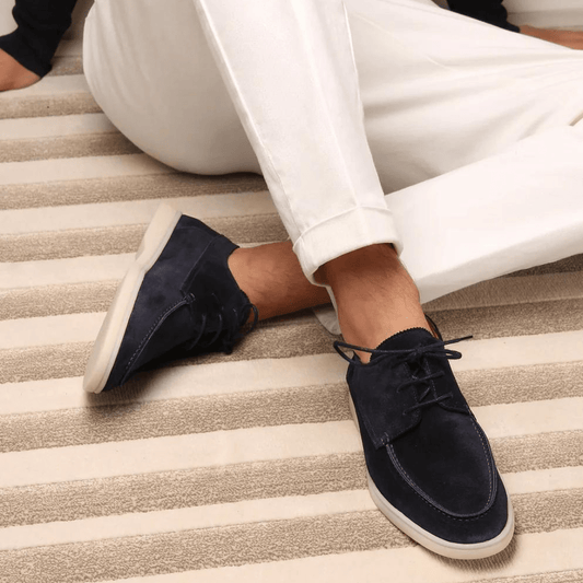 Men’s Leather Loafers – Elegante Herren Slipper mit Schnürung für Stil & Komfort