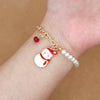 PEARLGLOW – Festliches Bettelarmband mit schimmernden Perlen für Weihnachten 7