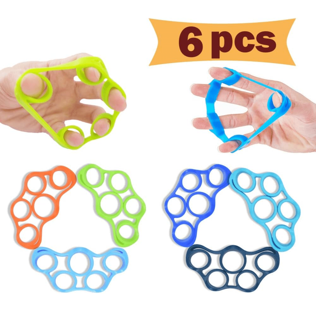 PowerGrip – Set di 6 allenatori per la mano per una migliore forza di presa e sollievo dal dolore