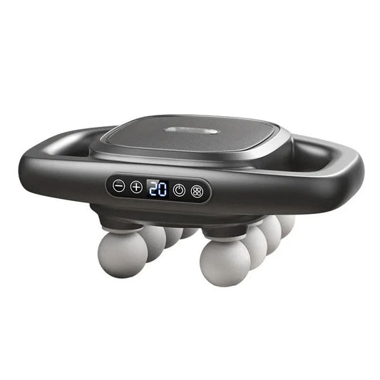 PowerRelief 8 – Faszienmassagepistole mit 8 Köpfen & 30 Intensitätsstufen