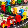 SMARTTRACK – Kreativer Holz-Magnet-Zug mit Zahlen – Lernspielzeug für Kinder