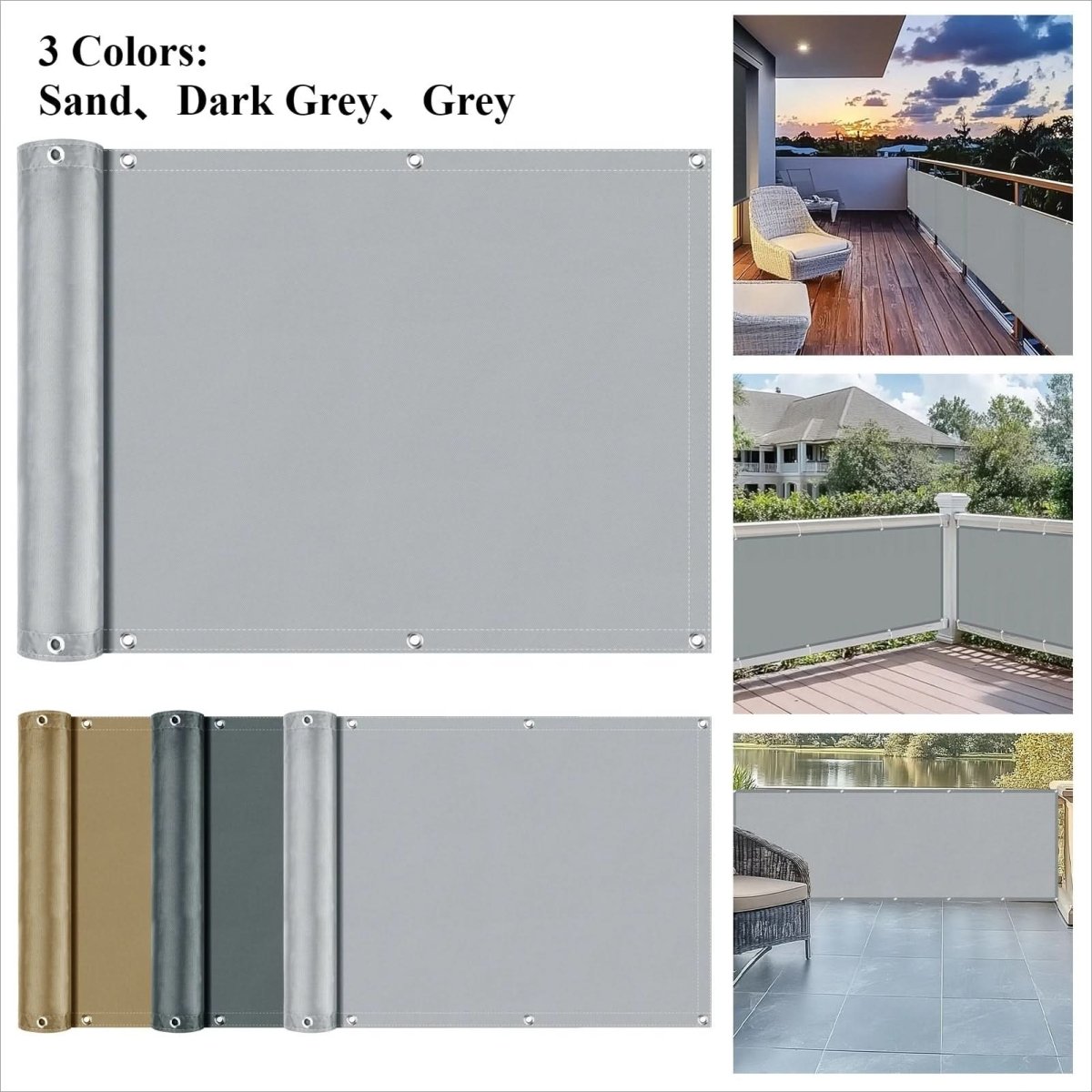 SichtSafe Premium Protección Visual – Para una privacidad elegante en el jardín