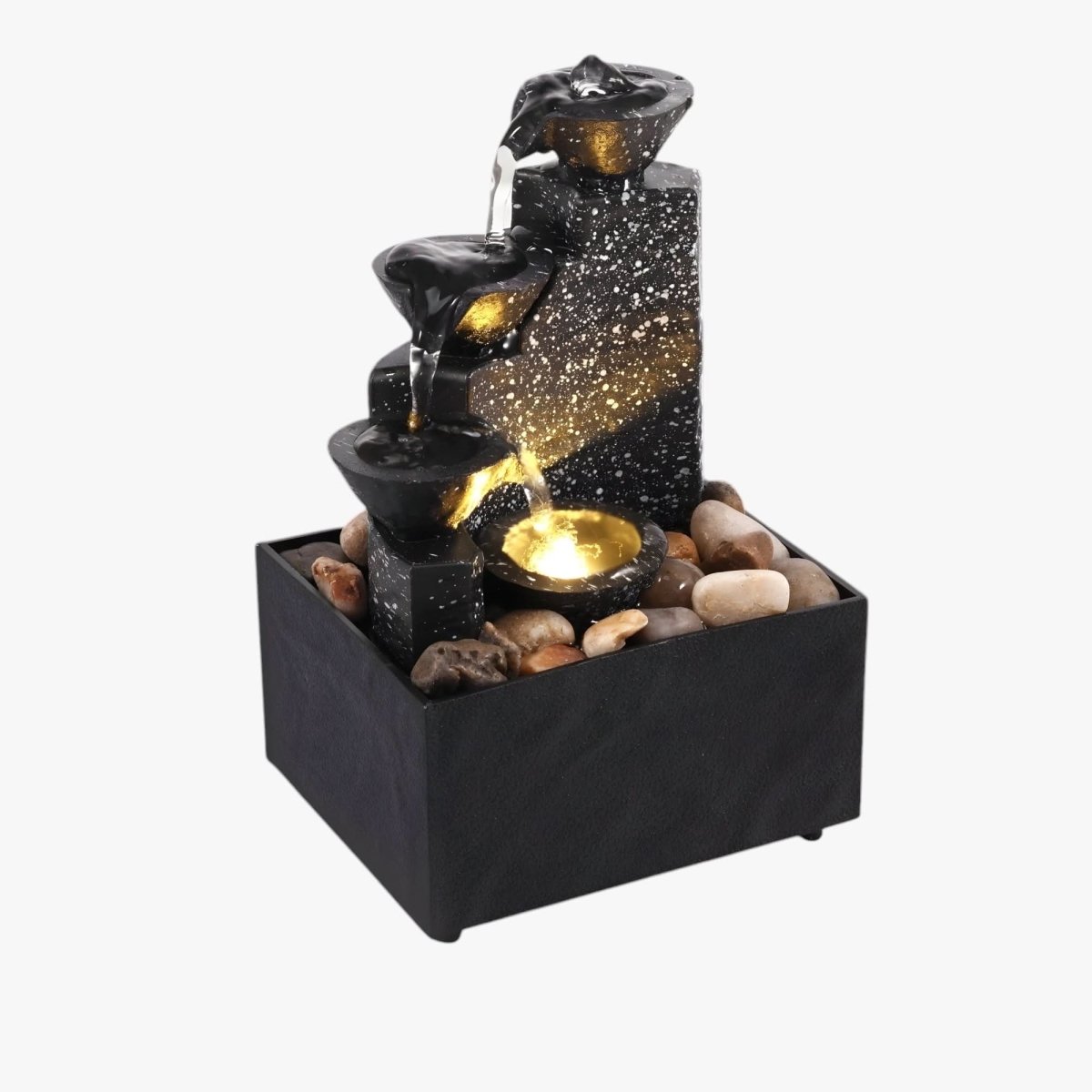 Wasserfallbrunnen – Beruhigend & Kompakt für eine entspannte Atmosphäre-3