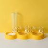 KARLFEAST – 3-in-1 voerstation met drinkdispenser & verhoogde schaal
