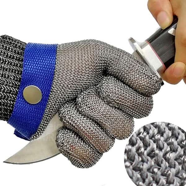 edelstahl handschuh StahlSafe Profi – Edelstahl Höchster Schnittschutz – Wohnish