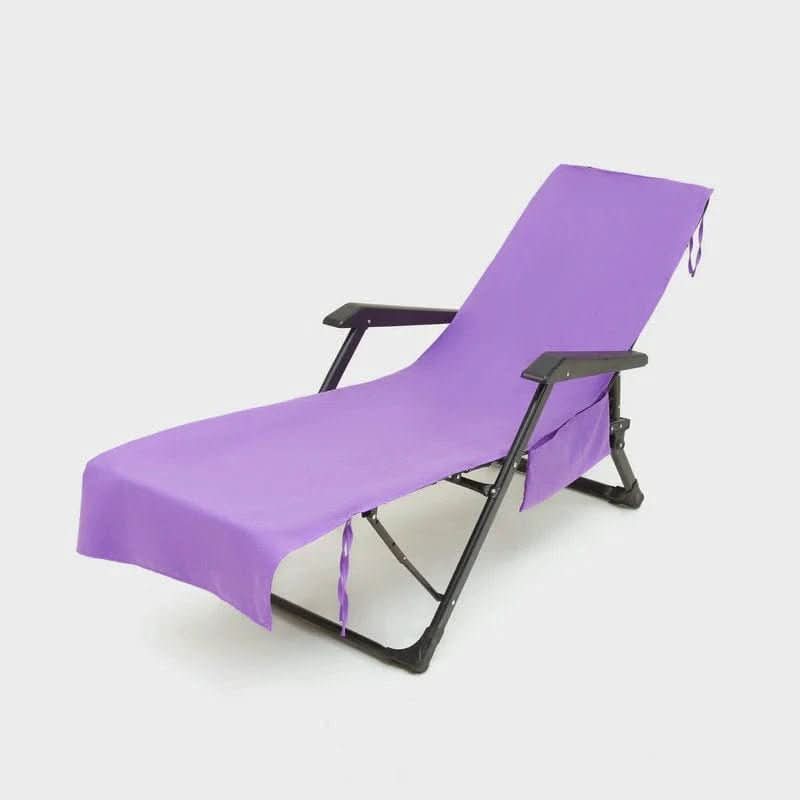 SUNLOUNGE TOWEL – Rutschfestes Liegetuch mit Seitentaschen für Sonnenliegen