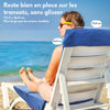 SUNLOUNGE TOWEL – Rutschfestes Liegetuch mit Seitentaschen für Sonnenliegen