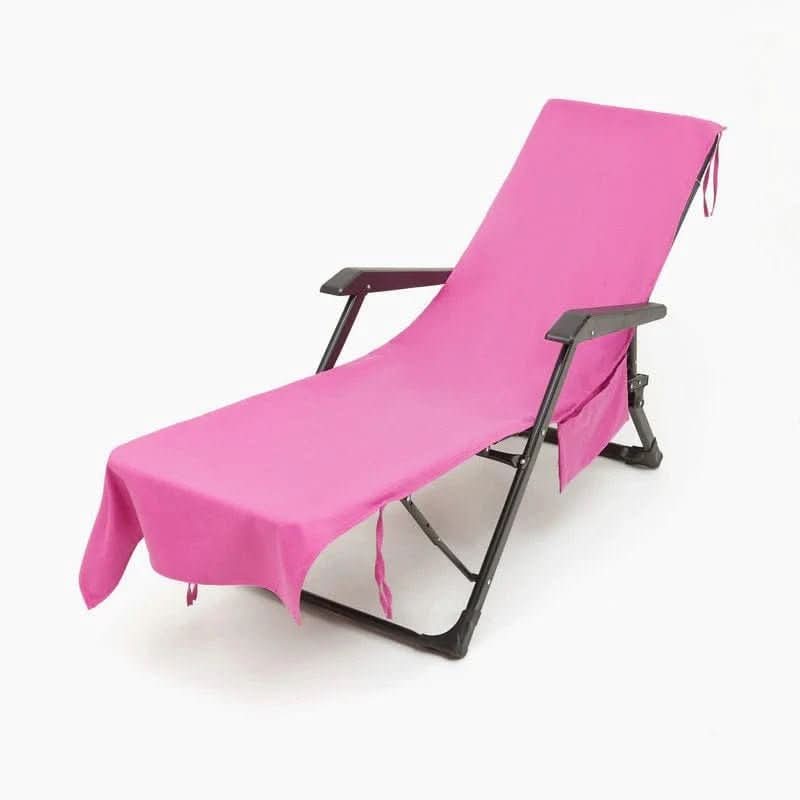 SUNLOUNGE TOWEL – Rutschfestes Liegetuch mit Seitentaschen für Sonnenliegen