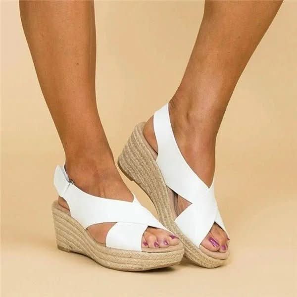 PediStyle – Sandalias ortopédicas de cuña para mujer con comodidad y soporte