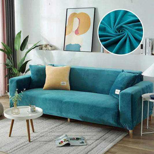 PlushFit - Housses de canapé haut de gamme en velours extensible
