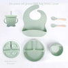 MunchMate Silicone Set – 6-teiliges Baby-Lernset für stressfreies, selbstständiges Essen