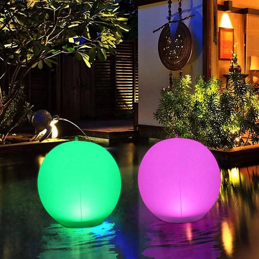 LumaFloat Sphère Solaire – Éclairage coloré pour jardin et piscine