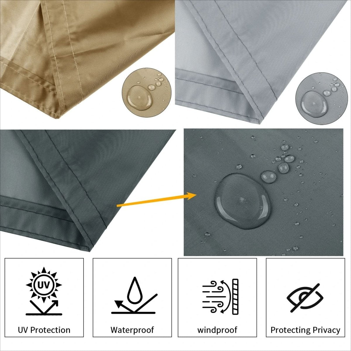 SichtSafe Premium Protección Visual – Para una privacidad elegante en el jardín