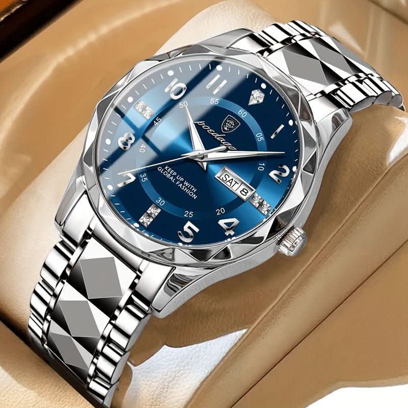 TITANFORCE WATCH – Herrenuhr – Wasserdichte Titan Sportuhr mit Chronograph & Wecker