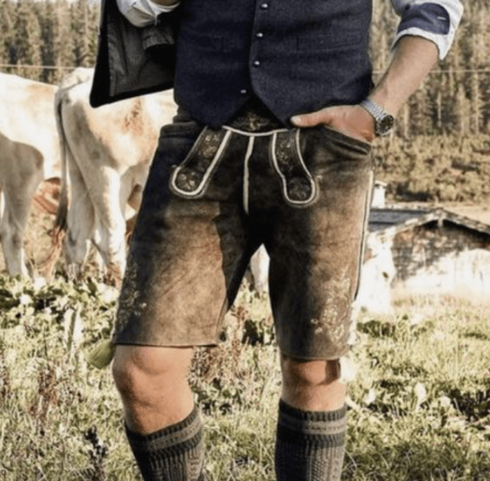 TRADITIONWEAR – Pantalon en cuir pour homme au style traditionnel classique