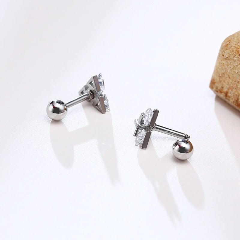 TRIANGLEA – Dreiecks-Ohrringe mit Steckverschluss, modernes & leichtes Design