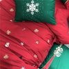 Winterpercale - Weihnachtsbettbezug-Set aus 100 % Ägyptischer Baumwolle, Atmungsaktiv & Hypoallergen 2