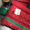 Winterpercale - Weihnachtsbettbezug-Set aus 100 % Ägyptischer Baumwolle, Atmungsaktiv & Hypoallergen 3