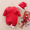 MiniMode Festive Suit – Weicher Weihnachtsstrampler aus Baumwolle für Babys erstes Fest