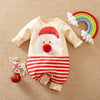 MiniMode Festive Suit – Weicher Weihnachtsstrampler aus Baumwolle für Babys erstes Fest