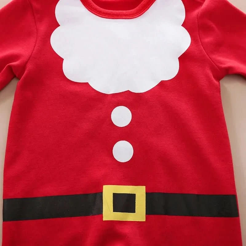 MiniMode Festive Suit – Weicher Weihnachtsstrampler aus Baumwolle für Babys erstes Fest