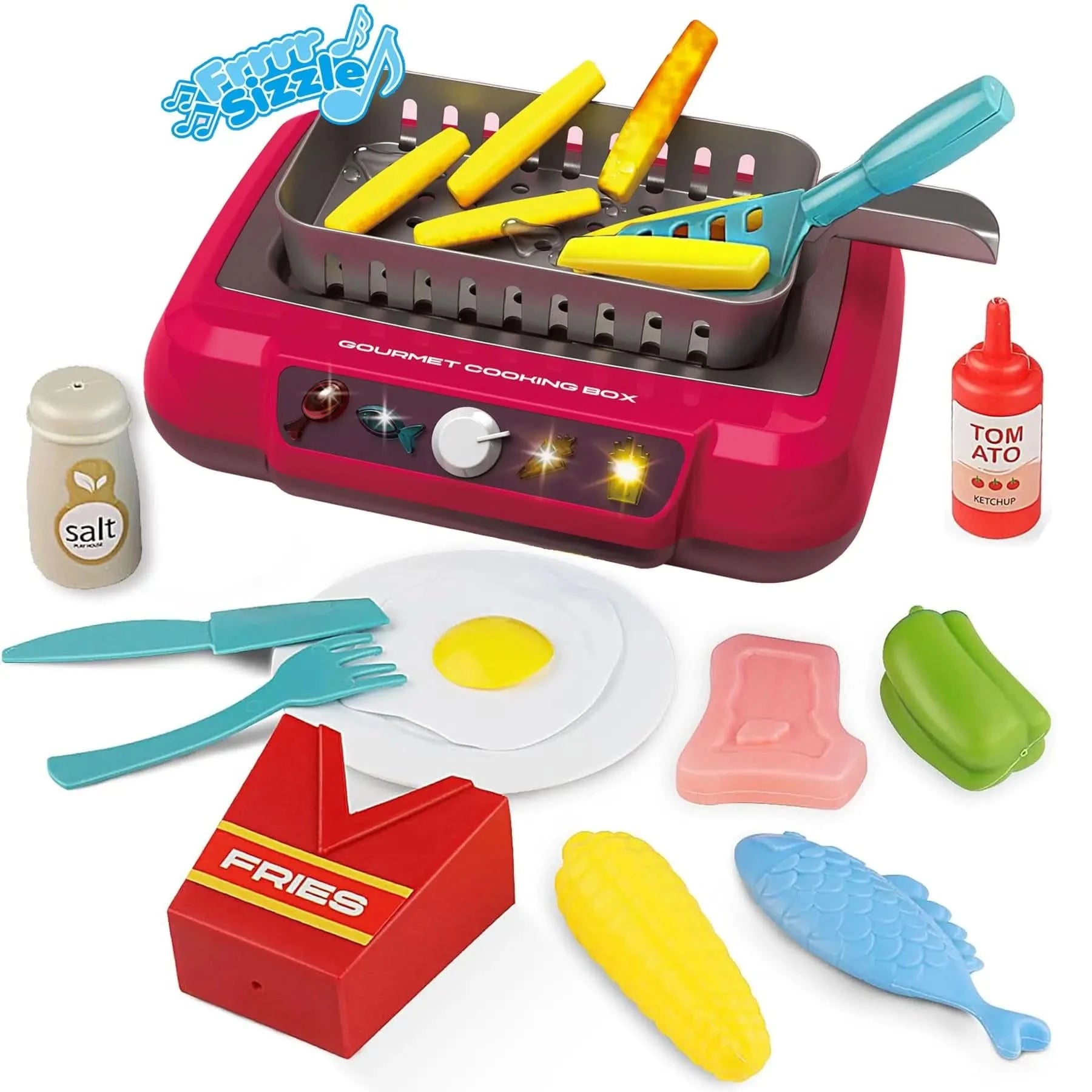 LittleChef Set – Kleurrijke kinderkeukenset met accessoires voor fantasierijk rollenspel