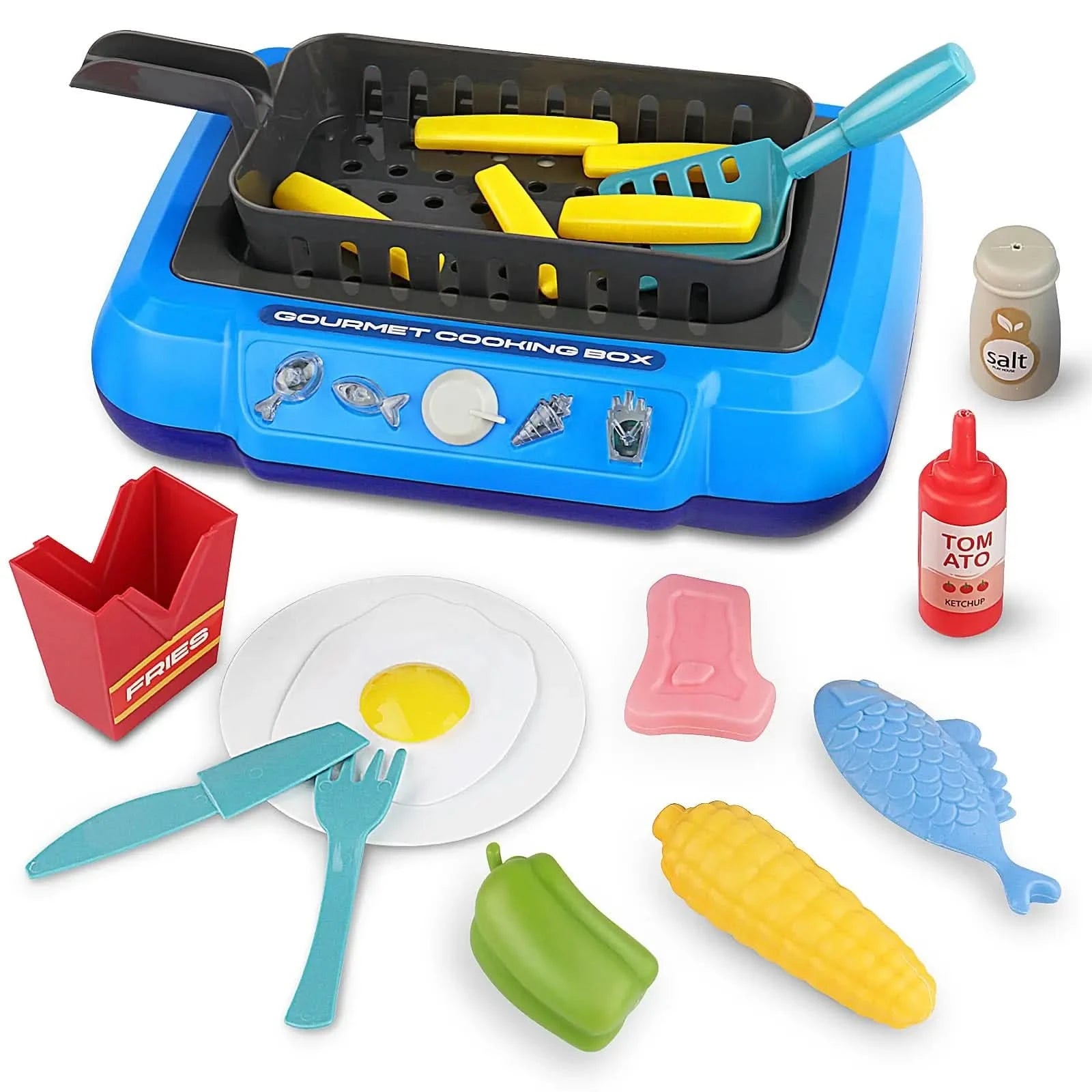 LittleChef Set – Kleurrijke kinderkeukenset met accessoires voor fantasierijk rollenspel