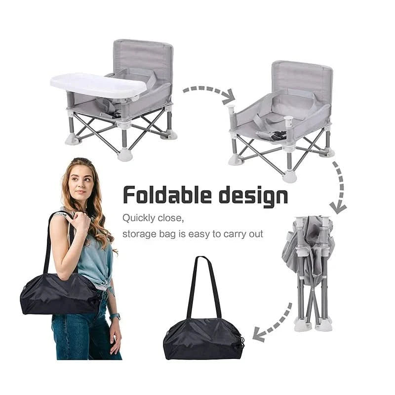 BabyGo Seat – Tragbarer Hochstuhl für sicheres Sitzen unterwegs