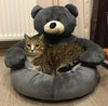 SAMIYA KATTENMAND – Rond knuffelbed voor een geborgen kattenrust