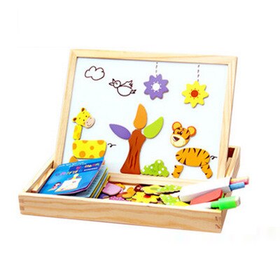 Tableau ArtMagnet – Tableau magnétique et classique en bois pour enfants – Créativité et plaisir d'apprendre partout