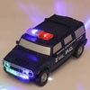 ROBOCAR – Voiture de police 2-en-1 et robot avec lumière et son
