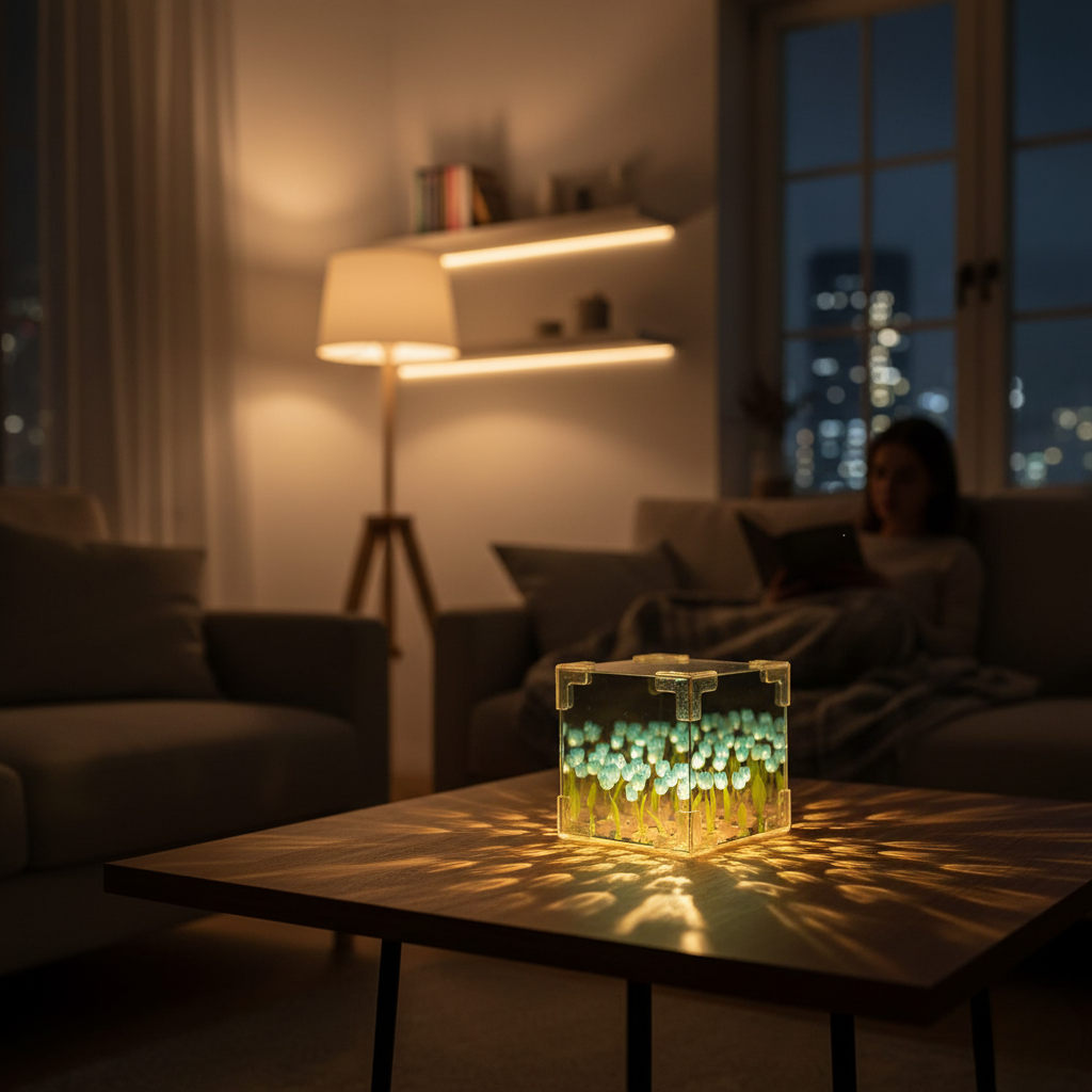 WiesenTraum – Selbstgemachte Lampe mit Naturflair für stimmungsvolle Beleuchtung